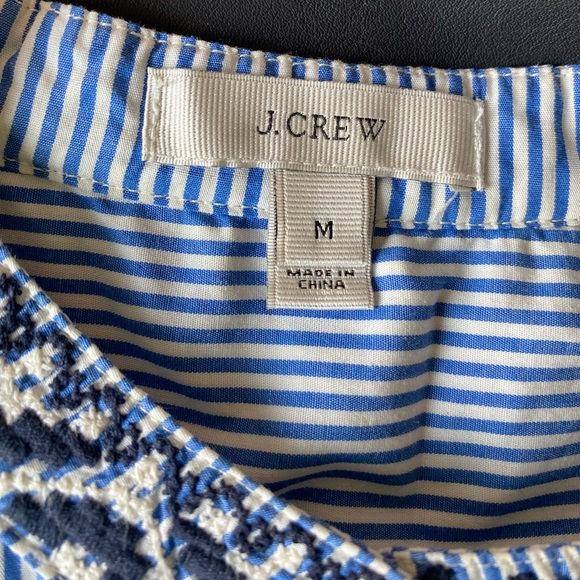 J Crew Cotton Tunic with Embroidered Details - Picture 5 of 9